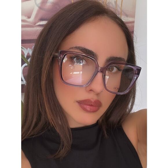 NEW Dior SpiritO S3I Eyeglasses Frames in Purple Transparent - Picture 1 of 8
